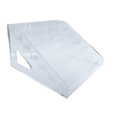 'Acrylic Display, clear 7 tier'