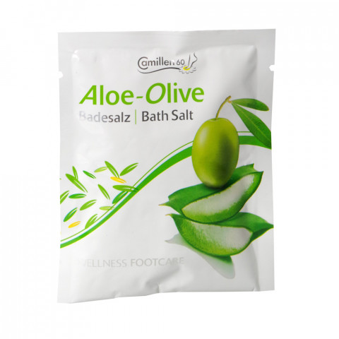 BATH SALT ALOE-OLIVE 40g-Sachet - Aloe-Olive - Camillen 60 - RAUE GmbH