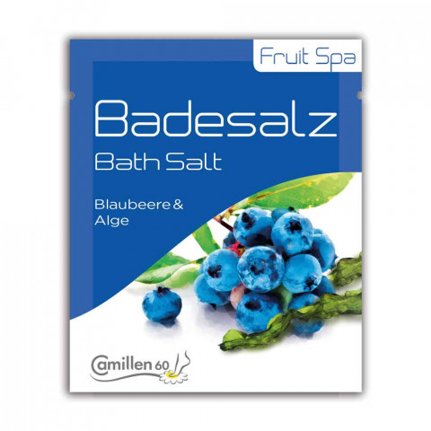 'BATH SALT BLUEBERRY & ALGAE (INVIGORATING) 40g-Sachet'