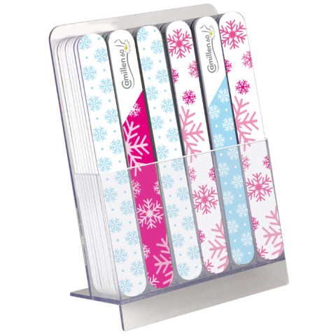 'Nail Files Xmas Display Camillen 60, 50 pcs.'