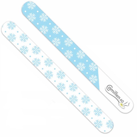 'Nail File Xmas blue, Camillen 60 150/220'