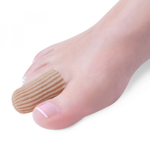 'Protective Gel Toe Cap (Ribbed) 2 pcs, small'