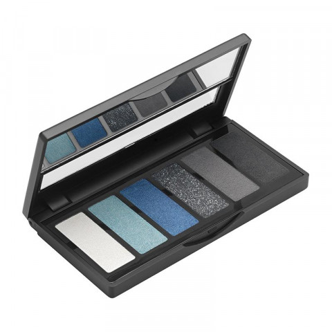 'ADEN Eyeshadow Palette, Black-Blue 01'