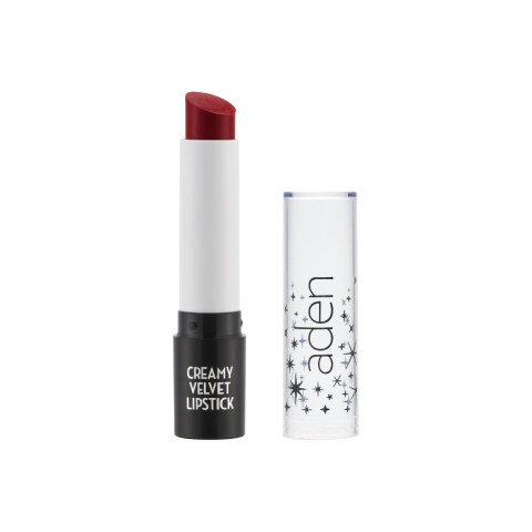 'ADEN Creamy Velvet Lipstick - 3g, No. 8 Scarlett Heart'