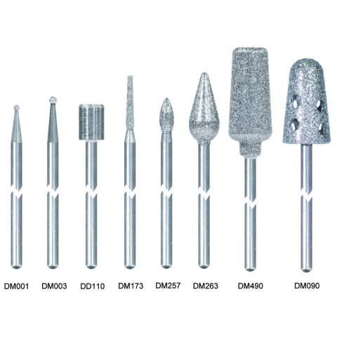 'Diamond-Burrs-Set DIABETIC'