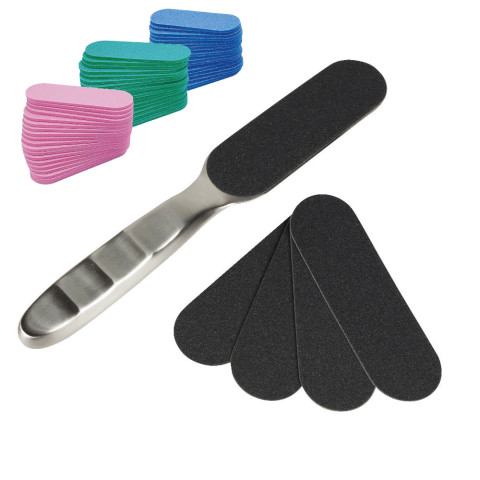'Stainless Steel Callus File with disposable pads'