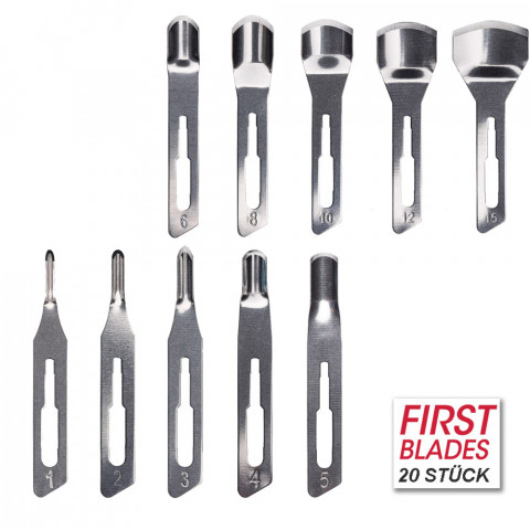 'FIRST BLADES Gouge Blades 1 - 15 mm'