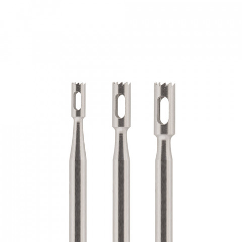 'PEDICE Hollow Drills, toothed, stainless'