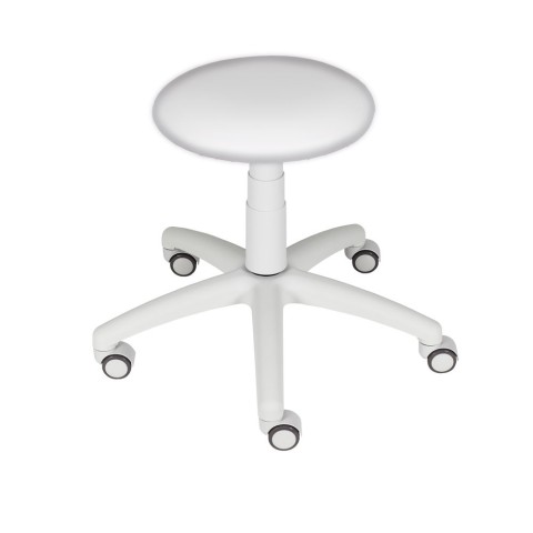 'Drehhocker, rund, mit Kunststoff-Fußkreuz'