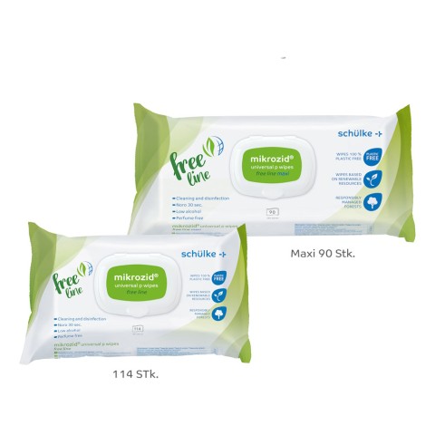 'Mikrozid Universal Wipes free line'