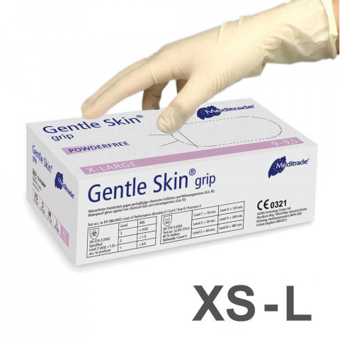 'Gentle Skin Grip, Latex-Handschuhe, 100 Stück'