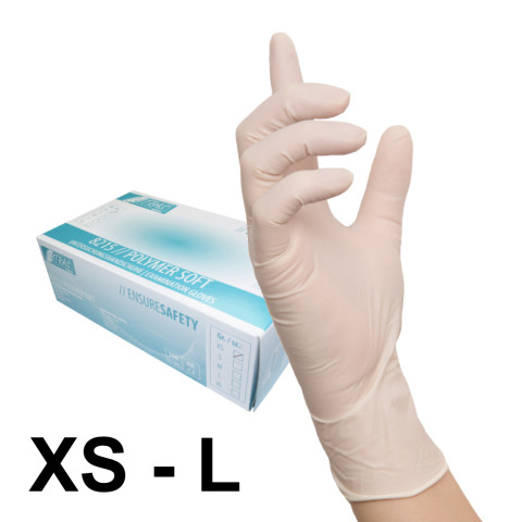 'Latex Premium Sensitive Gloves,  100 pcs'