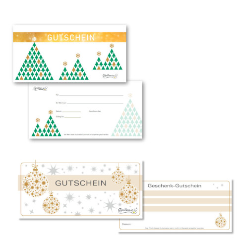'Gutscheine weihnachtlich, 20 Stück'