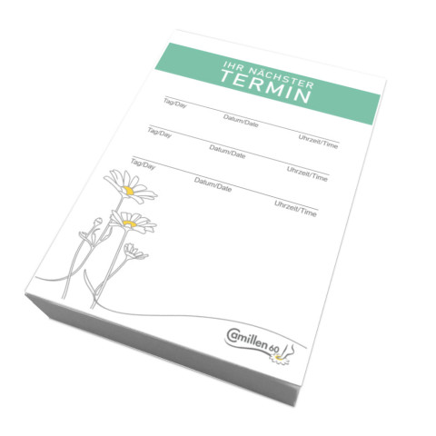'Appointment Cards 100 pcs / block'