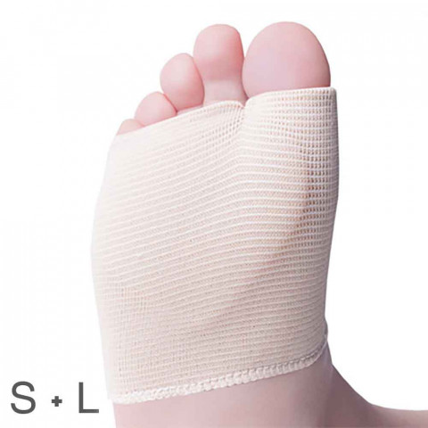 'HydroGel Metatarsal Gel Strap, right side'