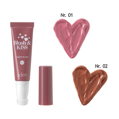 'ADEN 3in1 Liquid Blush 8 ml'