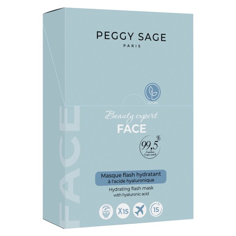 'Peggy Sage Display 15 x Feuchtigkeitsmaske mit Hyaluronsäure'