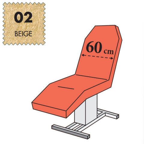 'Kosmetikliegenbezug, Frottee - 02 beige'
