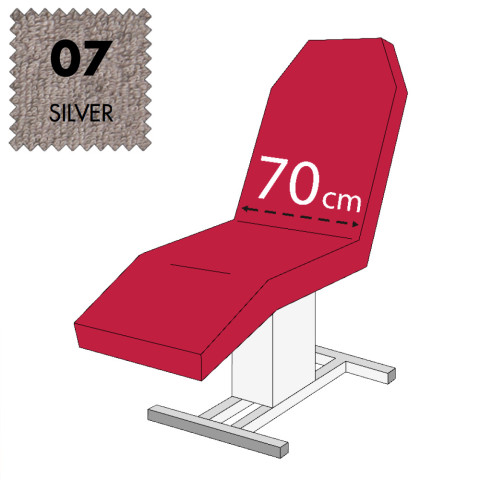 'Kosmetikliegenbezug, Frottee - 07 silver'