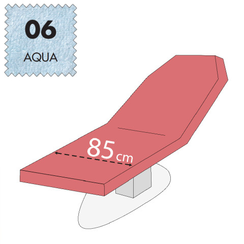 'Wellnessliegenbezug, Frottee - 06 aqua'