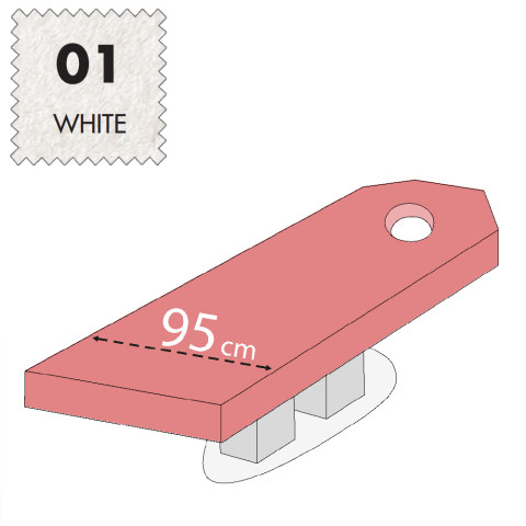 'SPA-Liegenbezug, Frottee - 01 white'