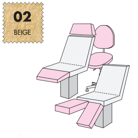 'Hockerbezug Mega, Frottee - 02 beige'