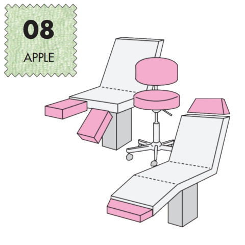 'Hockerbezug Maxi, Frottee - 08 apple'