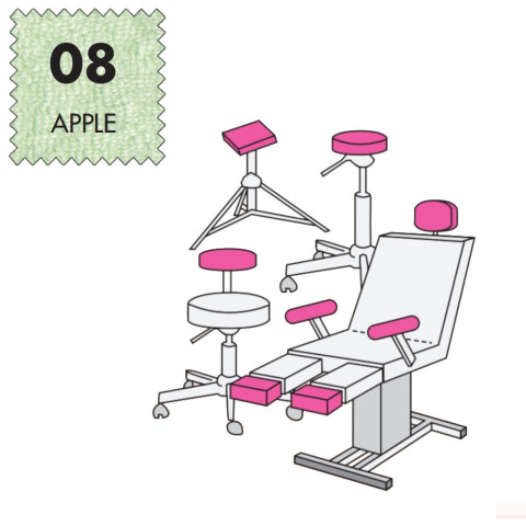 'Hockerbezug Mini, Frottee - 08 apple'