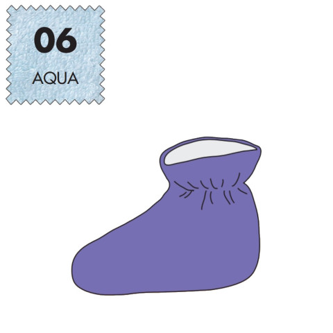 'Studio-Fuß-Pack , Frottee - 06 aqua'