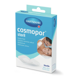 'Cosmopor Steril 7,2 cm x 5 cm, 5 Stück'
