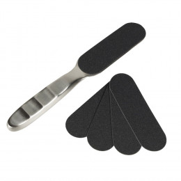 'Stainless Steel Callus File with disposable pads'