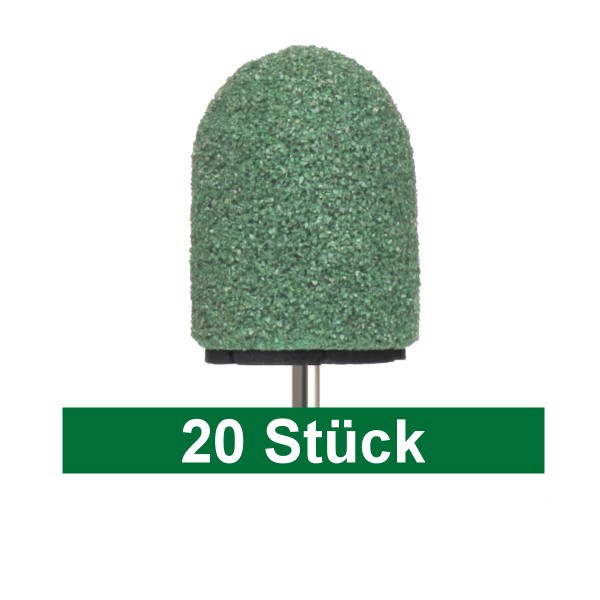 Abrasive Caps 16mm extra coarse, 20 pcs in polybag