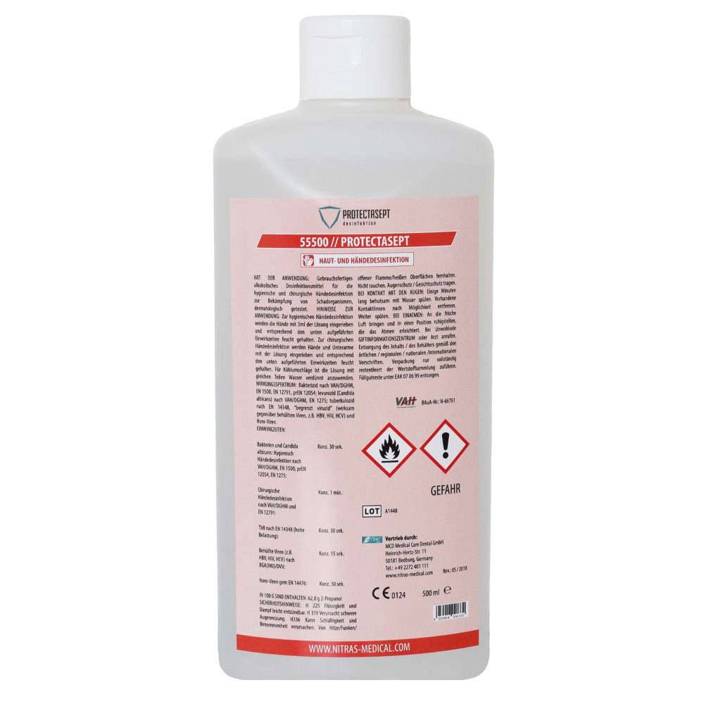 PROTECTASEPT SKIN Händedesinfektion, 500 ml