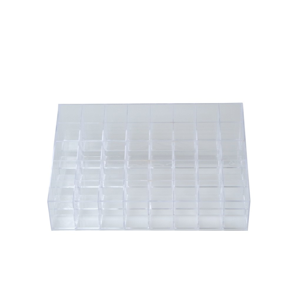 Acrylic organizer, 40 compartments 21x21 mm