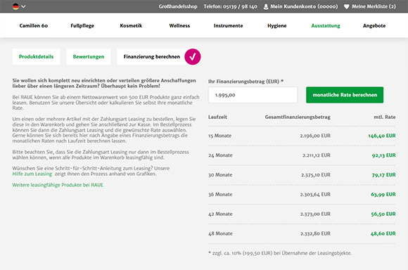 Leasing Calculator